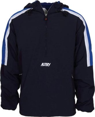 Autry Nylon Jas - Heren - Trainingsjackets - Blauw - XL - Nylon - Fitness