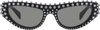 Gucci Grey Cat Eye Ladies Sunglasses GG1919S 005 55