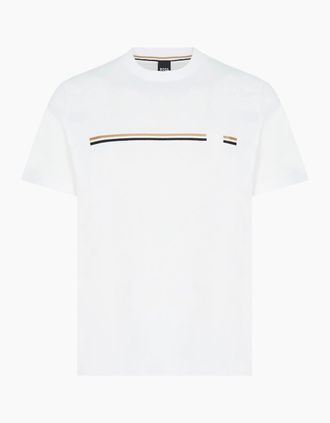 HUGO BOSS Mens C Taut 41 T-Shirt White - Size: 40