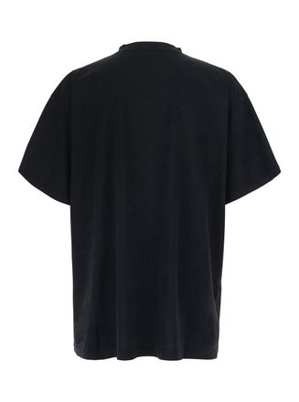 Balenciaga Maxi Logo Graphic T-Shirt - Black
