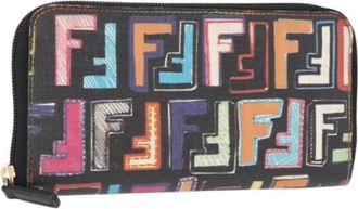 Fendi Pre-owned Canvas Portemonnee - Dames - Vintage Accessoires - Veelkleurig - ONE Size - Vintage