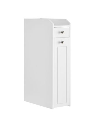 Vasagle Armario del ba&ntilde;o de 40 x 18 x 70 cm de color blanco