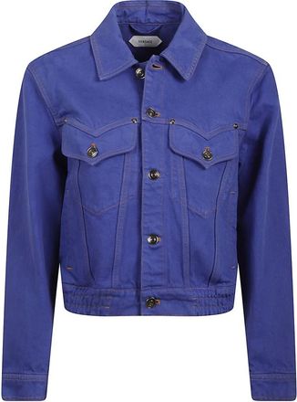 Versace Jassen - Dames - Spijkerjassen - Blauw - S - Denim - Jassen