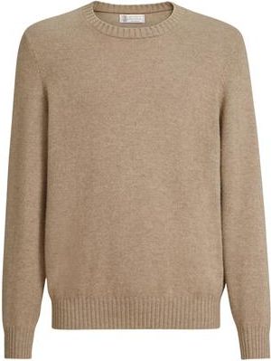 Brunello Cucinelli Cashmere sweater in Light Brown at Nordstrom, Size 46 It