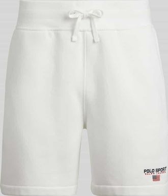 Polo Ralph Lauren Regular Fit Sweatshorts aus Baumwoll-Mix in Offwhite, Gr&ouml;&szlig;e XXL