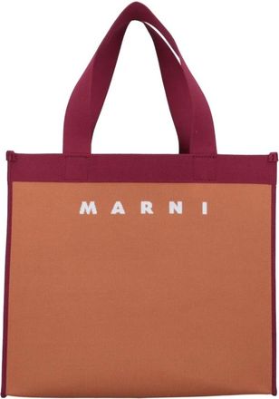 Marni Stijlvolle Bruine Tote Bag - Dames - Shoppers - Bruin - ONE Size - Tassen