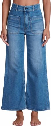 ASKK NY Cropped Sailor Jeans In Starboard