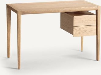 AM.PM Bureau, eiken en eikenfineer, NIZOU, ontwerp Emmanuel Gallina