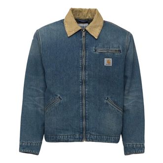 Carhartt Work in Progress OG Detroit Jacket - Heren - Jassen - Blauw - Maat: M Katoen