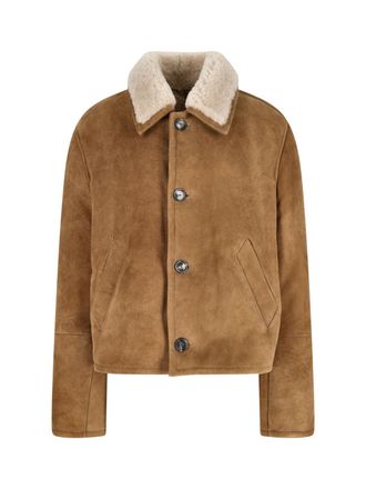 Ami Shearling Jacket - Brown