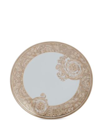 Versace Barocco salad plate (21cm x 21cm) - unisex - Porcelain - One Size - Neutrals