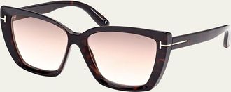 Tom Ford Scarlet-02 Square Acetate Sunglasses