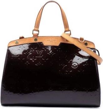 Louis Vuitton Pre-owned Brea PM - Dames - Vintage Handtas - Paars - ONE Size - Leer - Vintage