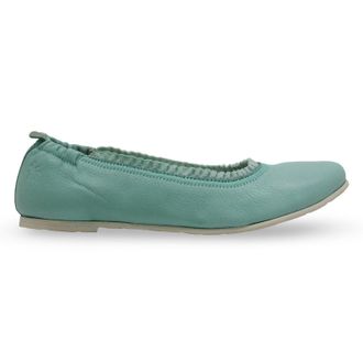 FLY London GOIL222FLY Mousse Leather Womens Slip On Shoes - Spearmint - Size:UK 6