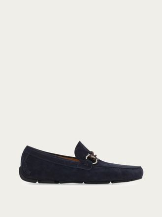 Ferragamo Men Gancini ornament driver Blue Size 10.5