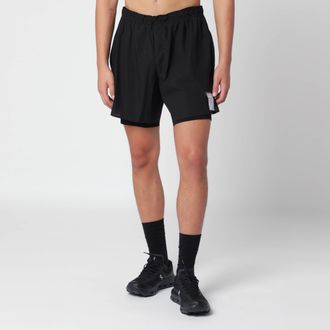 SATISFY Black Rippy Cordura 5 Trail shorts