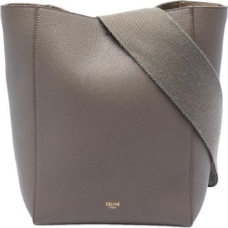 Celine Pre-owned Celine Small Soft Grained Calfskin Seau Sangle Bucket Bag Ladies QK8RKTJNNGHRUE8X