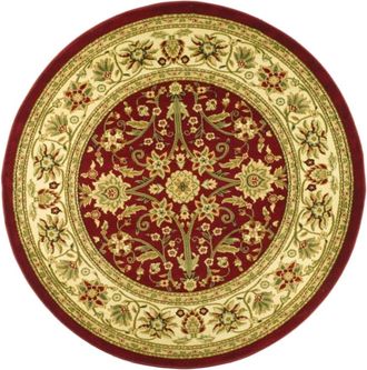 Safavieh Alfombra rojo/marfil 183 x 183 cm