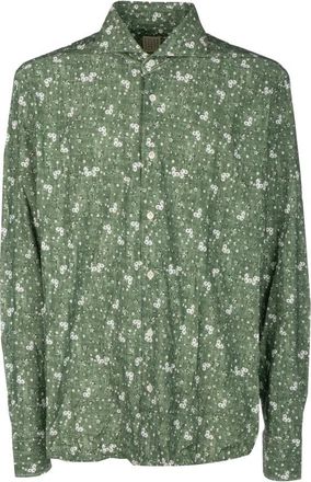 4funkyflavours Casual Shirts - Heren - Casual Overhemden - Groen - 2XL - Overhemden