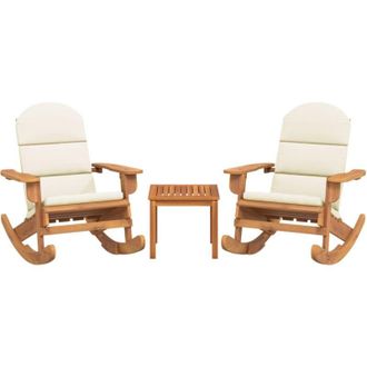 vidaXL Juego De Muebles De Jard&iacute;n Adirondack 3 Piezas Madera Acacia Vidaxl