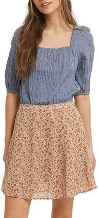 Wishlist Textured Balloon Sleeve Top in Sea Blue at Nordstrom Rack, Size Medium/large