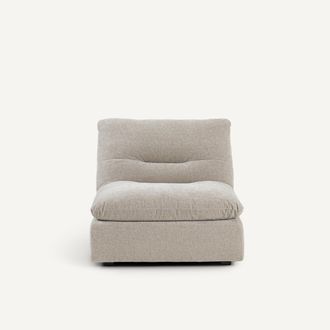 AM.PM Modulaire fauteuil van chenillefluweel, Giuliano