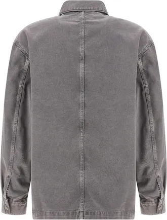 Christophe Lemaire Workwear Denim Overshirt - Grey
