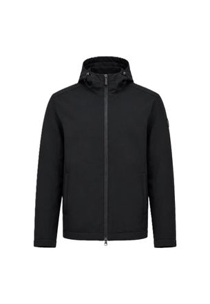Colmar Hooded Black Minimalist Jacket