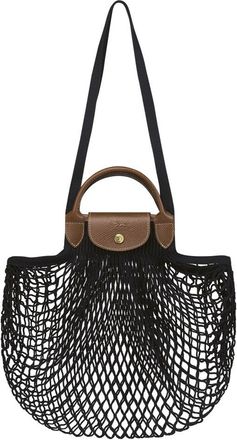 Longchamp Le Pliage Filet Large Mesh Bag