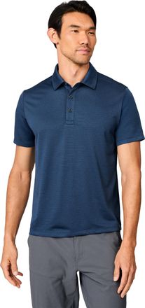 Free Country Mens Tech Jacquard Polo Shirt