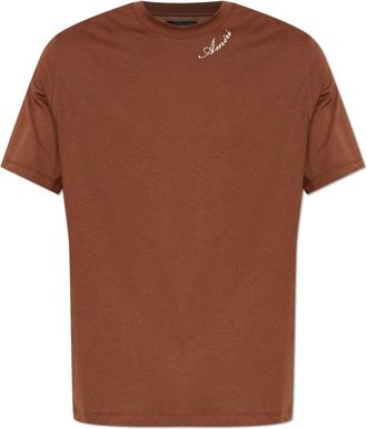 Amiri Hombre, Camisetas, Marr&oacute;n, Talla: S