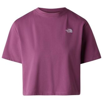 The North Face Evolution Simple Dome Crop Tee T-Shirt f&uuml;r Damen | lila