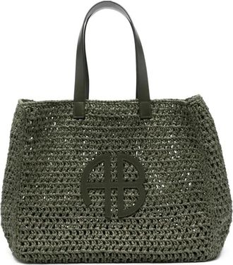 Anine Bing Handbags - Dames - Shoppers - Groen - ONE Size - Tassen