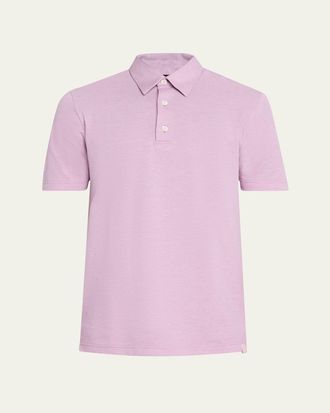Brioni Mens Jersey Pique Polo Shirt