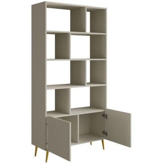 Vente-Unique Pascal Morabito - Libreria con 2 ante e 8 nicchie Beige - norsim di
