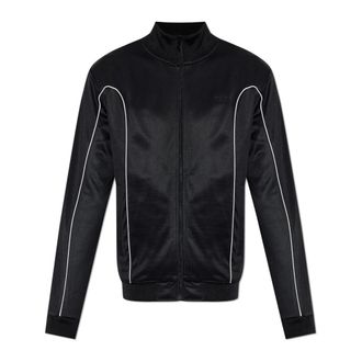 Diesel Zip-throughs, male, Black, Size: 2XL S-Locking-Do Sweatshirt