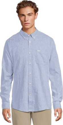 Barbour Nelson Tailored Shirt Mens Clothing Blue : MD, Cotton/Linen