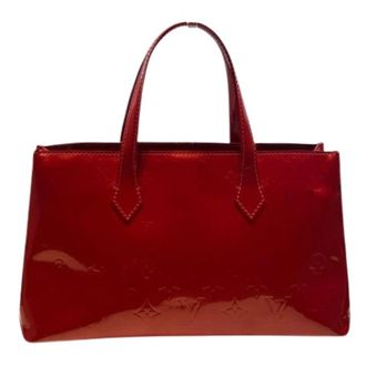 Louis Vuitton Pre-owned Handbags, female, Red, Size: ONE SIZE Pre-owned Vintage Vernis Handbag