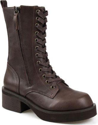 Candie's Lace-Up Boot in Brown at Nordstrom, Size 10