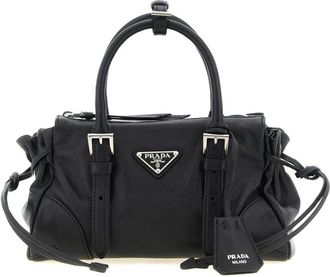 Prada Black Bonnie Small Satchel