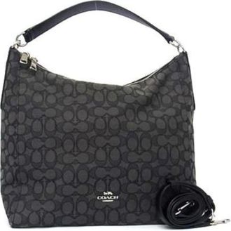 Coach Pre-owned Handbags, female, Black, Size: ONE SIZE Pre-owned Canvas handbags