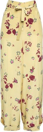 Valentino Garavani Pantaloni a fiori - Giallo