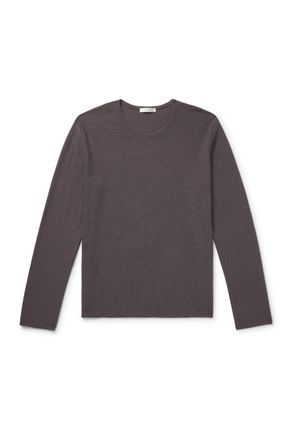 The Row Eliaf Slub Camel Hair-Blend Sweater
