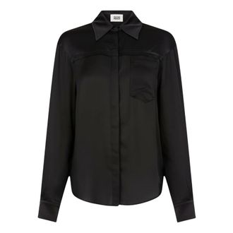 Silvian Heach Ropara Shirt - - Blouses & Shirts - Donna - Nero - S