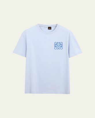 Loewe x Paulas Ibiza Mens Embroidered Logo T-Shirt