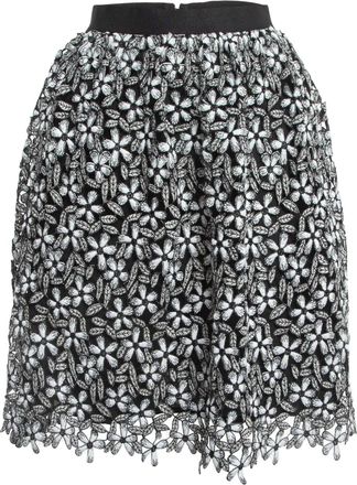 Self Portrait Camicia con ricamo floreale Pre-owned - Nero