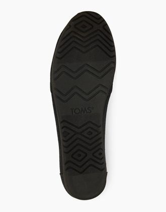 Toms Womens TOMS Alpargata Textile Womens Black Trainers - Size: 8