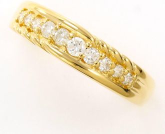 C&A Yellow Gold Band Ring (Pre-Owned)