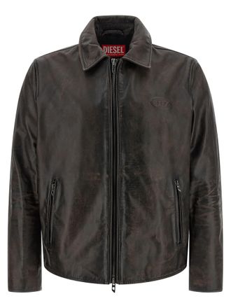 Diesel Cowhide Leather Mens Jacket
