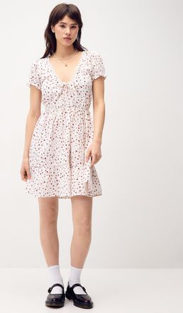 Twik Womens Organic cotton gauze tiered dress